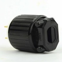 15A-125V 3-Blade NEMA 5-15P Straight Electrical Plug - W03