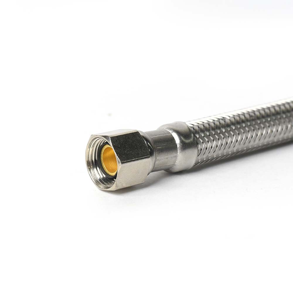 1471-T 3/8" Comp x 7/8" Ballcock x 20" Long Stainless Steel Toilet Riser - W03