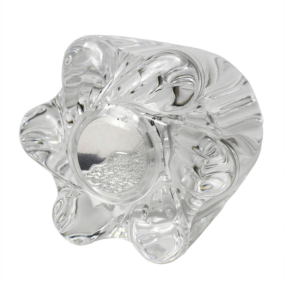 1487-T Price Pfister Large Cuurent Windsor Tub Shower Faucet Handle - Clear Acrylic with Hot/Cold Buttons
 - W03