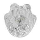1487-T Price Pfister Large Cuurent Windsor Tub Shower Faucet Handle - Clear Acrylic with Hot/Cold Buttons
 - W04
