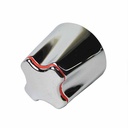 1490-T Price Pfister Small Current Verve Tub Shower Faucet Handle - Chrome Metal with Hot/Cold Buttons - 88988 - W02