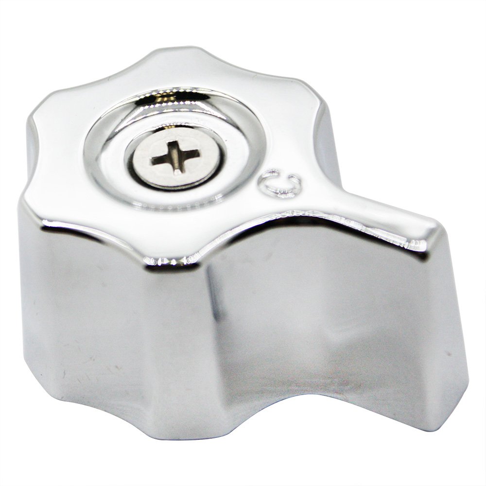 1494-T Price Pfister Crown Imperial Lavatory Tub Shower Faucet Lever Handle - Chrome Metal - COLD - DH2748 - W03