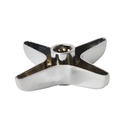 1504-T Price Pfister Beaux Art Tub Shower Faucet Cross Handle - Chrome Metal - HOT
 - W02