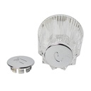 1508-T Price Pfister Small Windsor Tub Shower Faucet Handle - Clear Acrylic with Hot/Cold Buttons - W02