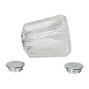 1511-T Price Pfister Large Windsor Tub Shower Faucet Handle - Clear Acrylic with Hot/Cold/Diverter Buttons
 - W05