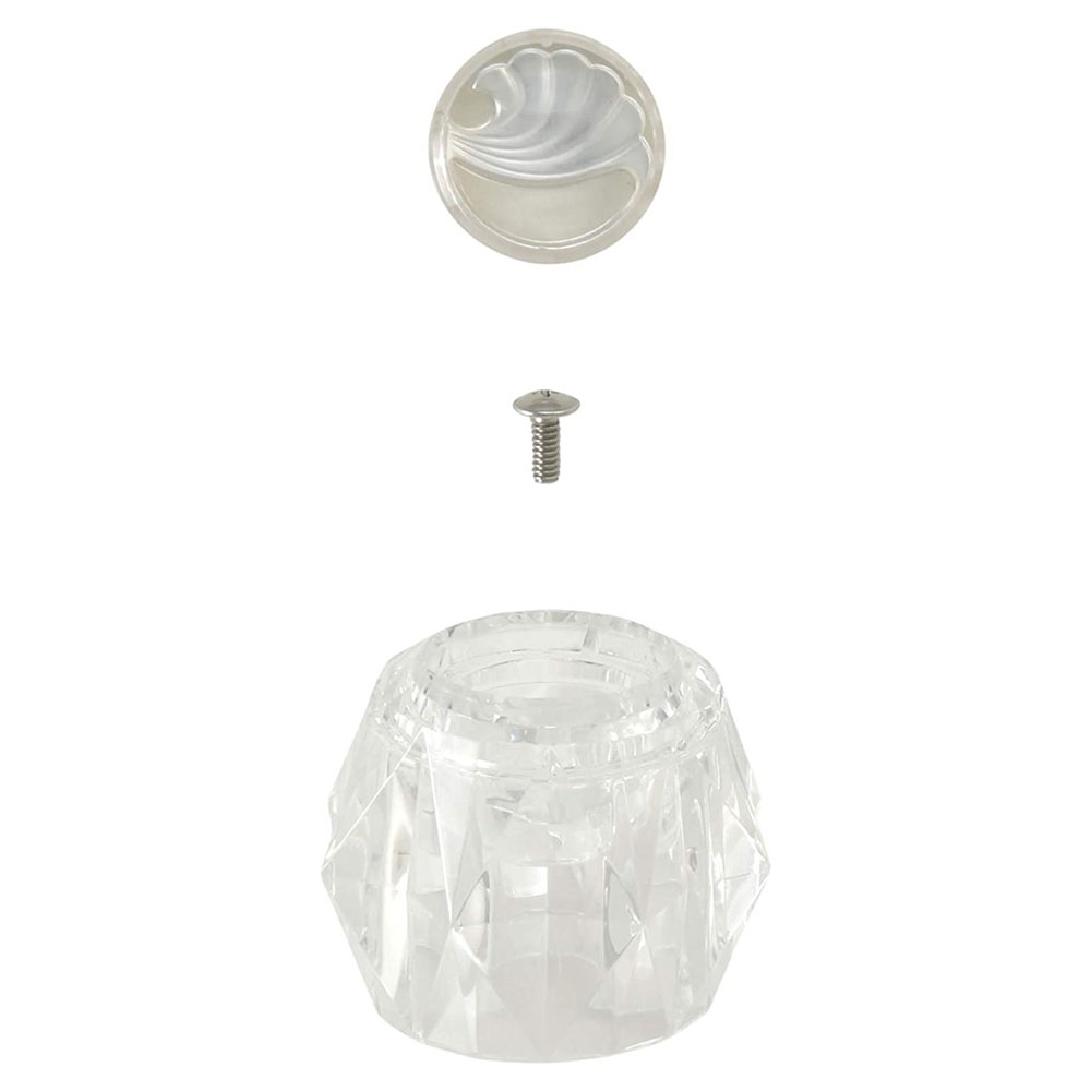 1522-T Delta Tub and Shower Faucet Ball Handle - Clear Acrylic - RP17451
 - W02