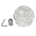 1525-T Delta Tub and Shower Faucet Conversion Handle - Clear Acrylic
 - W02