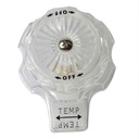 1533-T Temp. Control Knob Faucet Handle for Mixet Faucets - Clear - 88202 - W02