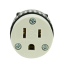 15A-125V NEMA 5-15R Straight Electrical Receptacle - W02