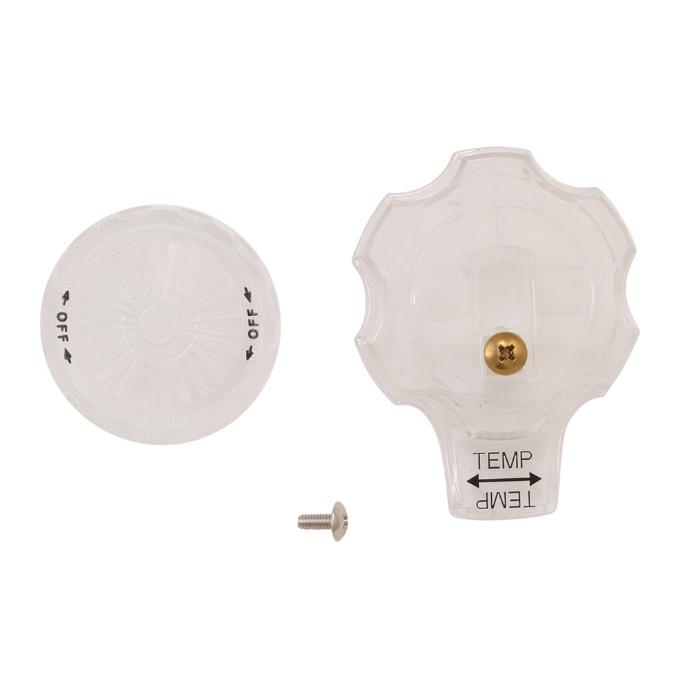 1533-T Temp. Control Knob Faucet Handle for Mixet Faucets - Clear - 88202 - W05