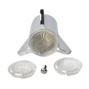 1536-T Sayco Tub / Shower Faucet Handle (Hot / Cold Buttons) - Chrome - 28966 (88084) - W02
