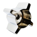 1544-T Sterling / Rockwell Tub /Shower Faucet Handle (Hot/Cold Buttons) - 88759 - W04