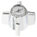 1544-T Sterling / Rockwell Tub /Shower Faucet Handle (Hot/Cold Buttons) - 88759 - W05