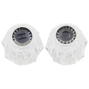 1559-T Moen Chateau Style Faucet Handles Set (Clear Acrylic) 6S-1H/C, 17326B - W03