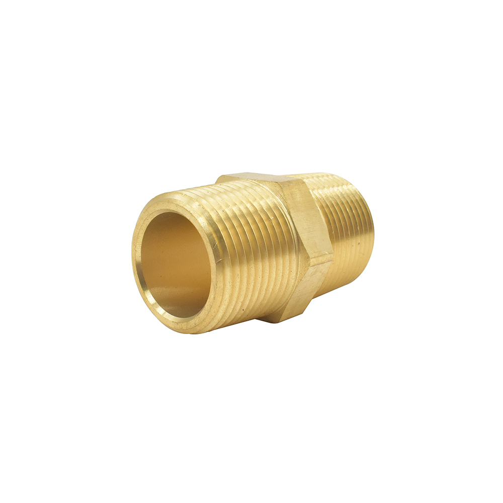 1" NPT Hex Male Nipple - 50 Pack Bulk - W02
