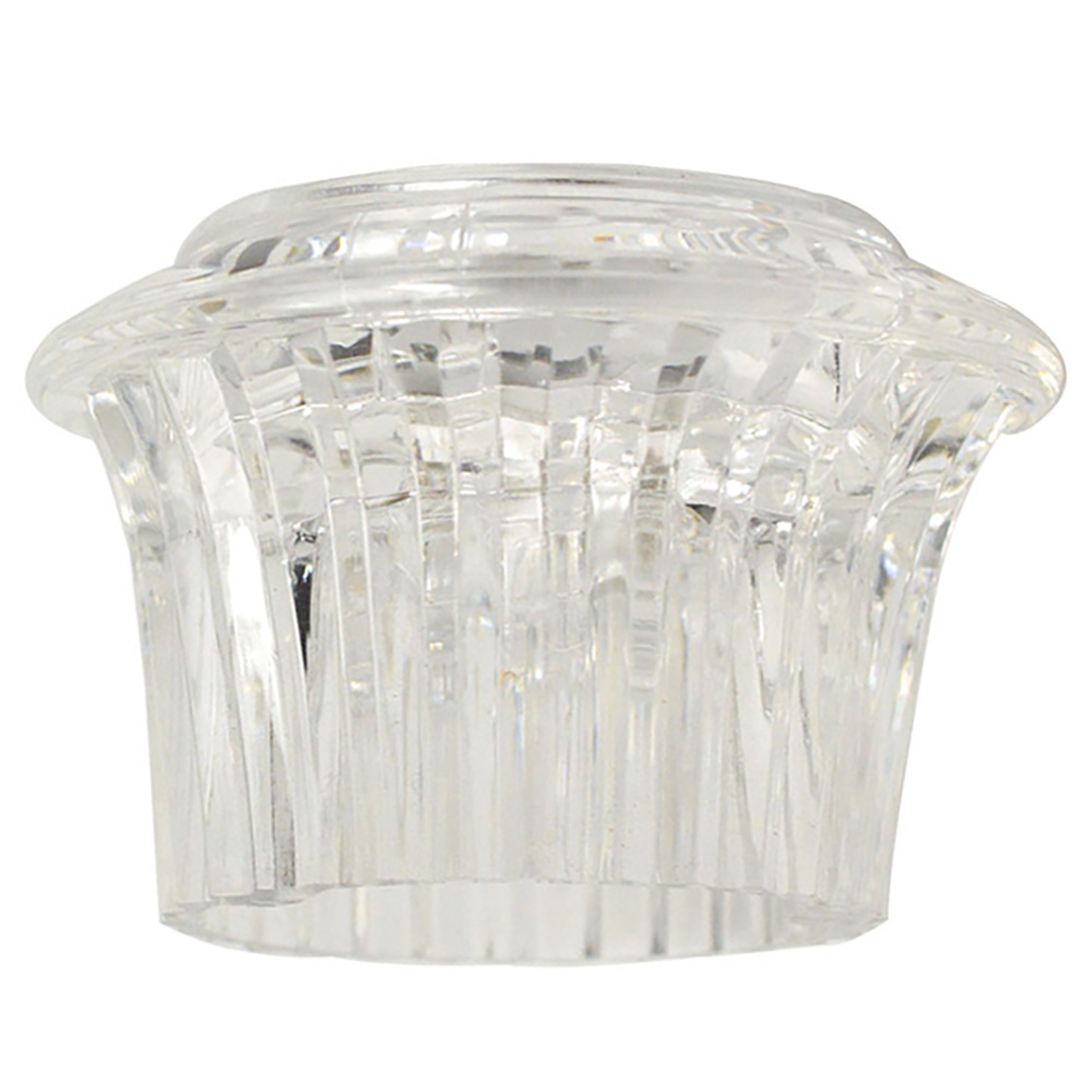 1565-T Moen Posi-Temp Lavatory Faucet Tear-Drop Knob Handle (Clear Acrylic) - 96791 - W04