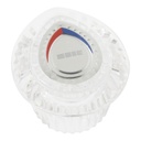 1566-T Moen Posi-Temp Shower Faucet Tear-Drop Knob Handle (Clear Acrylic) - W04