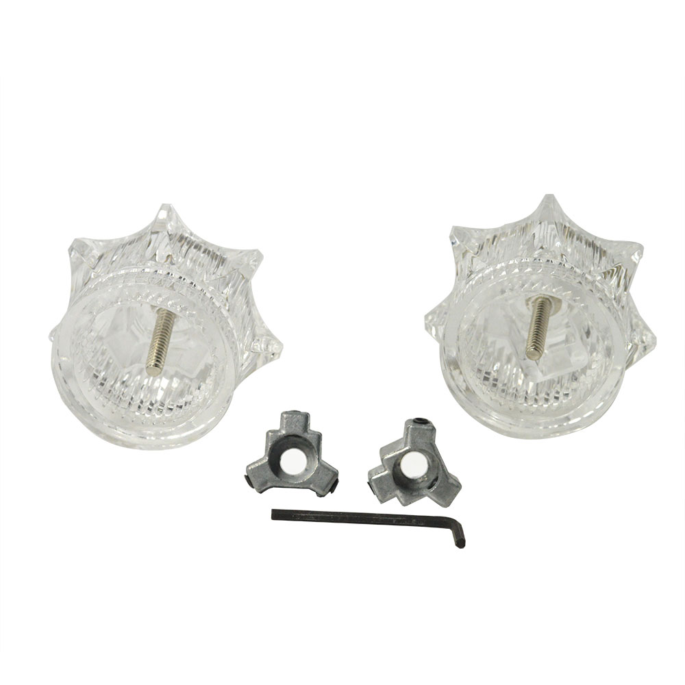 1576-T Fit-All Universal Clear Acrylic Lavatory Faucet Handle - 88172 - W03