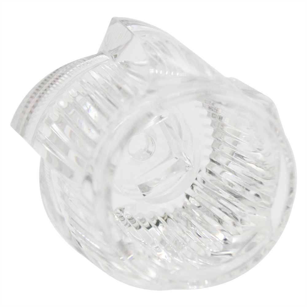 1579-T Fit-All Universal Clear Acrylic Tub / Shower Faucet Handle - Diverter (80907) - W06