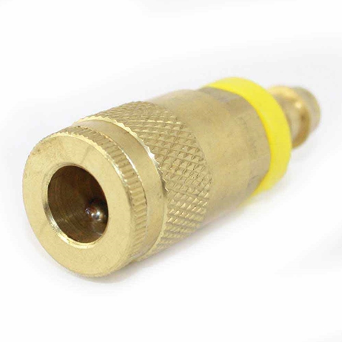 1/4" x 3/8" Easy-Lock Auto Brass Coupler w/BARB - Six Display Pack - W03