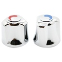 1581-T Fit-All Universal Canopy Lavatory Faucet Handle Hot / Cold - Chrome - 80016 - W02