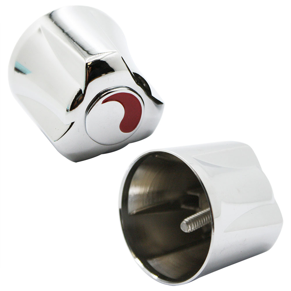 1581-T Fit-All Universal Canopy Lavatory Faucet Handle Hot / Cold - Chrome - 80016 - W04