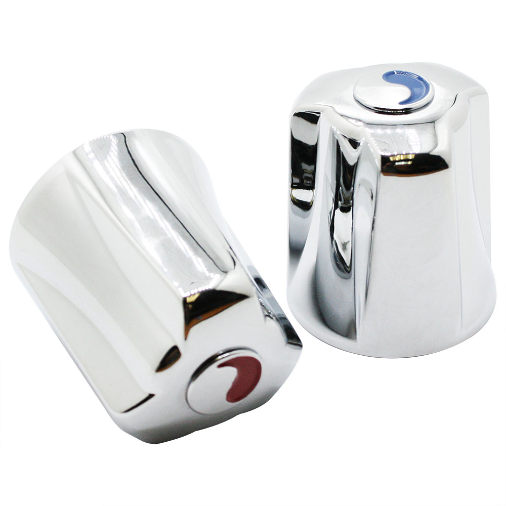 1582-T Fit-All Universal Canopy Tub / Shower Faucet Handle Hot / Cold - Chrome - W02