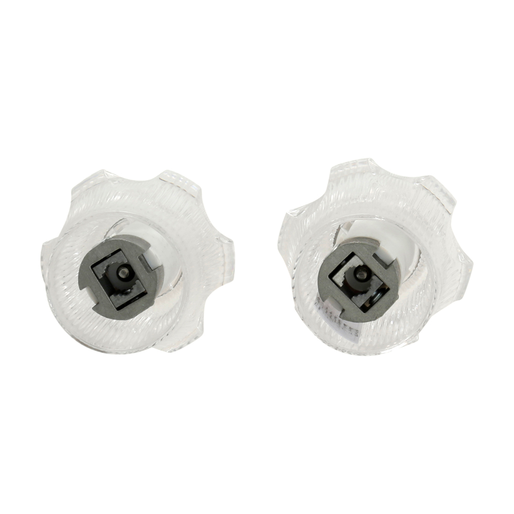 1585-T Fit-All Universal Clear Acrylic Tub / Shower Faucet Handle - Hot / Cold - 80014 - W06