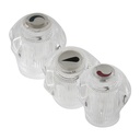1585-T Fit-All Universal Clear Acrylic Tub / Shower Faucet Handle - Hot / Cold - 80014 - W07