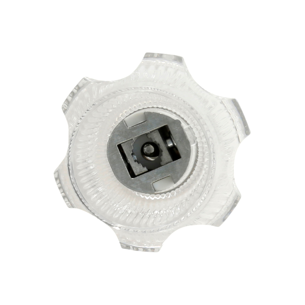 1586-T Fit-All Universal Clear Acrylic Tub / Shower Faucet Handle - Diverter - 80015 - W03