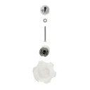 1586-T Fit-All Universal Clear Acrylic Tub / Shower Faucet Handle - Diverter - 80015 - W04