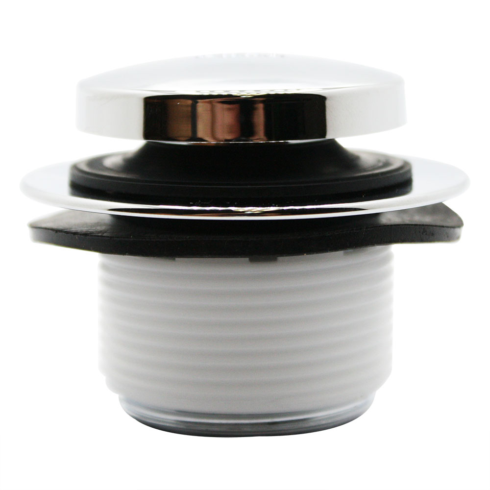 1702-T Single Hole Trim Kit with  Tip Toe Drain - Comes with 2 Holes Conversion Bar - Chrome - W03
