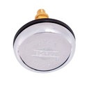 1706-T Durable ABS Snap and Press Stopper with Rubber Seal, 5/16" Thread - Chrome - W04