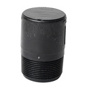 1710-T 1-1/2" NPT Black ABS In-Line Air Admittance Vent - W03