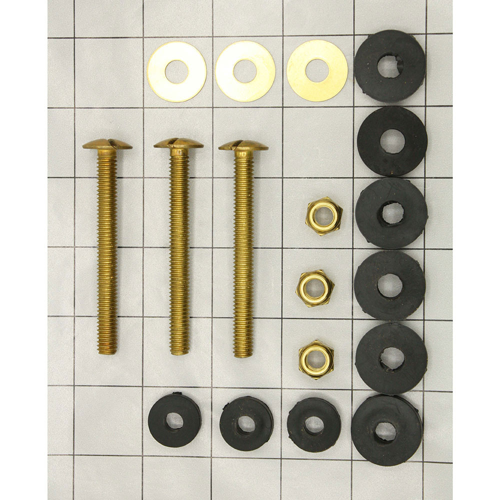 1728-T 5/16" x 3" Toilet Tank to Bowl Bolt Set for Kohler  - W04