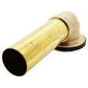 1730-T 1-3/8 Inch Bath Tub Waste & Overflow Shoe Brass - W03