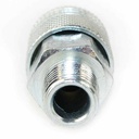 1/4" x 1/4" NPTM Diamond-U Steel Coupler - 100 Pack Bulk - W04