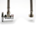1767-T 5/8" OD Comp x 20" Riser with Valve - W03