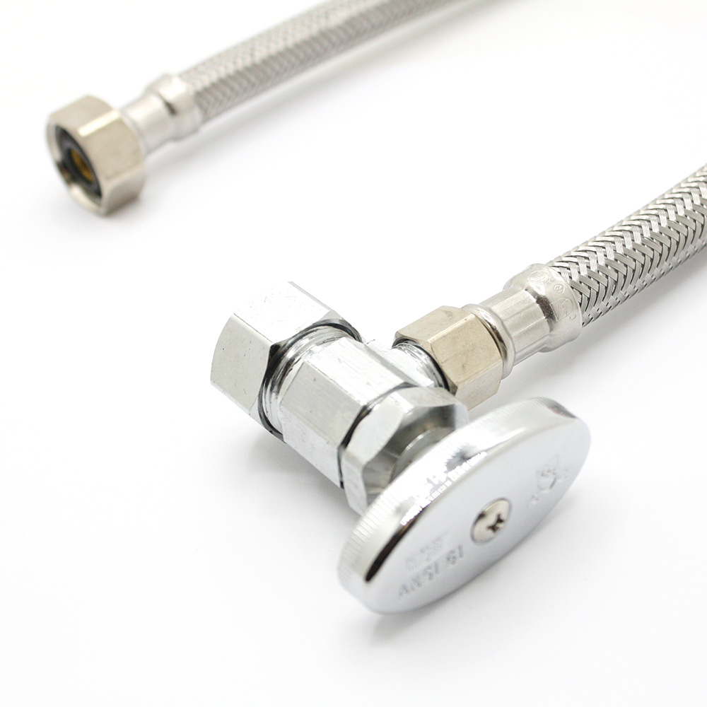 1767-T 5/8" OD Comp x 20" Riser with Valve - W05