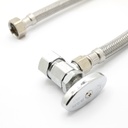 1767-T 5/8" OD Comp x 20" Riser with Valve - W05
