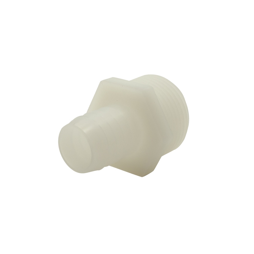 NYLON 3/4 BARB X 3/4 MIP ADPT - W07