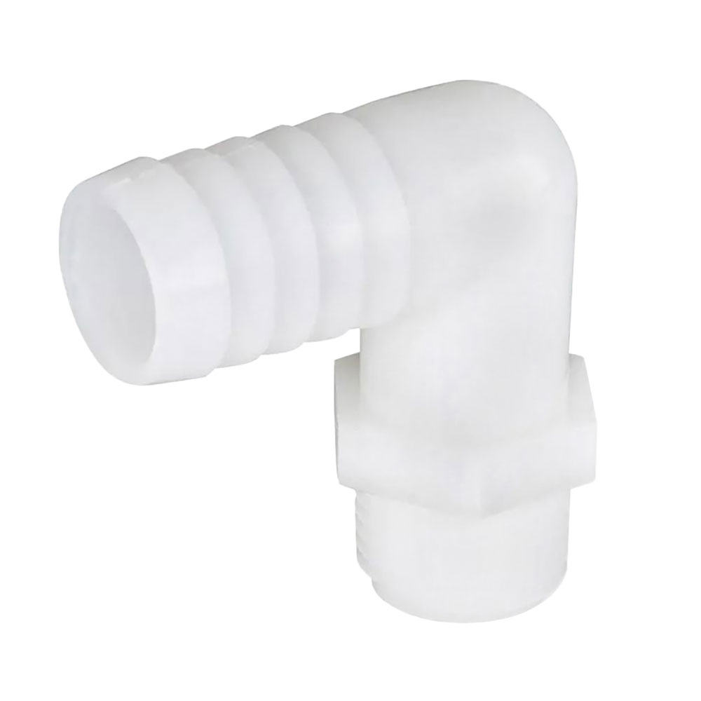 NYLON 3/8 BARB X 1/2 MIP ELL - W02