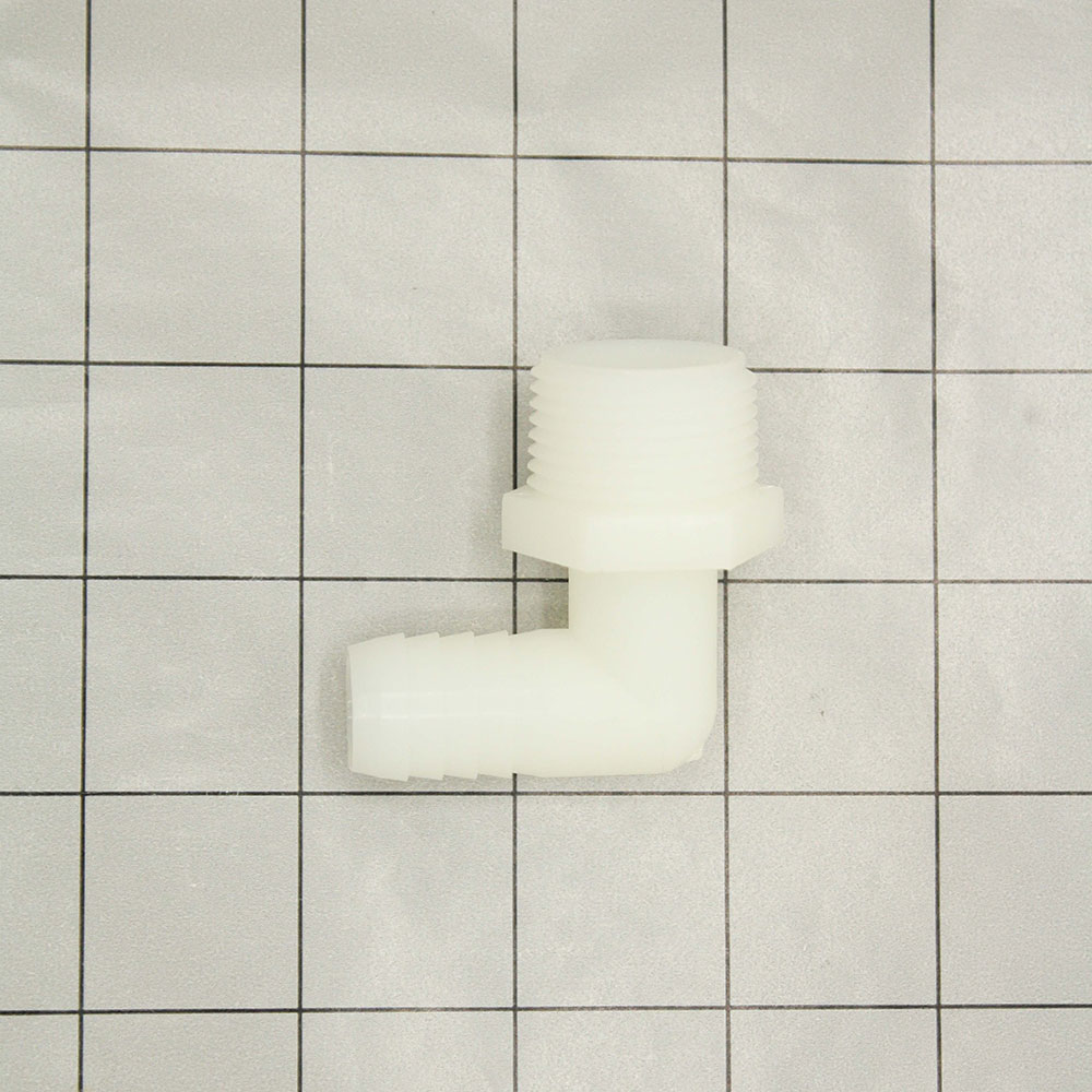 NYLON 3/4 BARB X 3/4 MIP ELL - W04