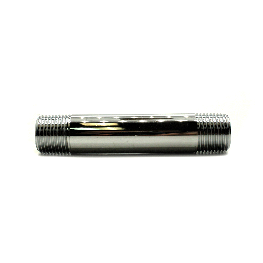 1/2" x 6" Chrome Plated Brass Nipple - W03