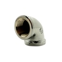 1/2" Chrome Plated Brass 90 Degree Elbow - W02