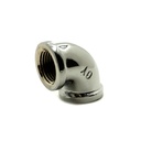 1/2" Chrome Plated Brass 90 Degree Elbow - W03