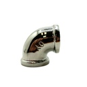 1/2" Chrome Plated Brass 90 Degree Elbow - W04