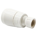 1868-T WHITE PLAIN SHOWER HEAD - W04