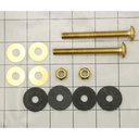 5/16" x 3" Brass Close Couple Bolt Set - W04