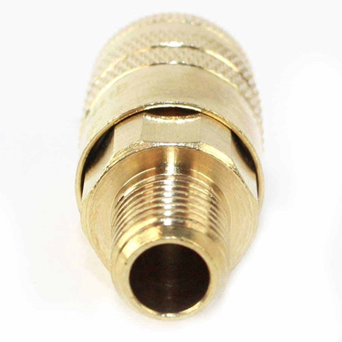 1/4" x 1/4" MPT Industrial Brass Coupler
 - Single Display Pack - W02